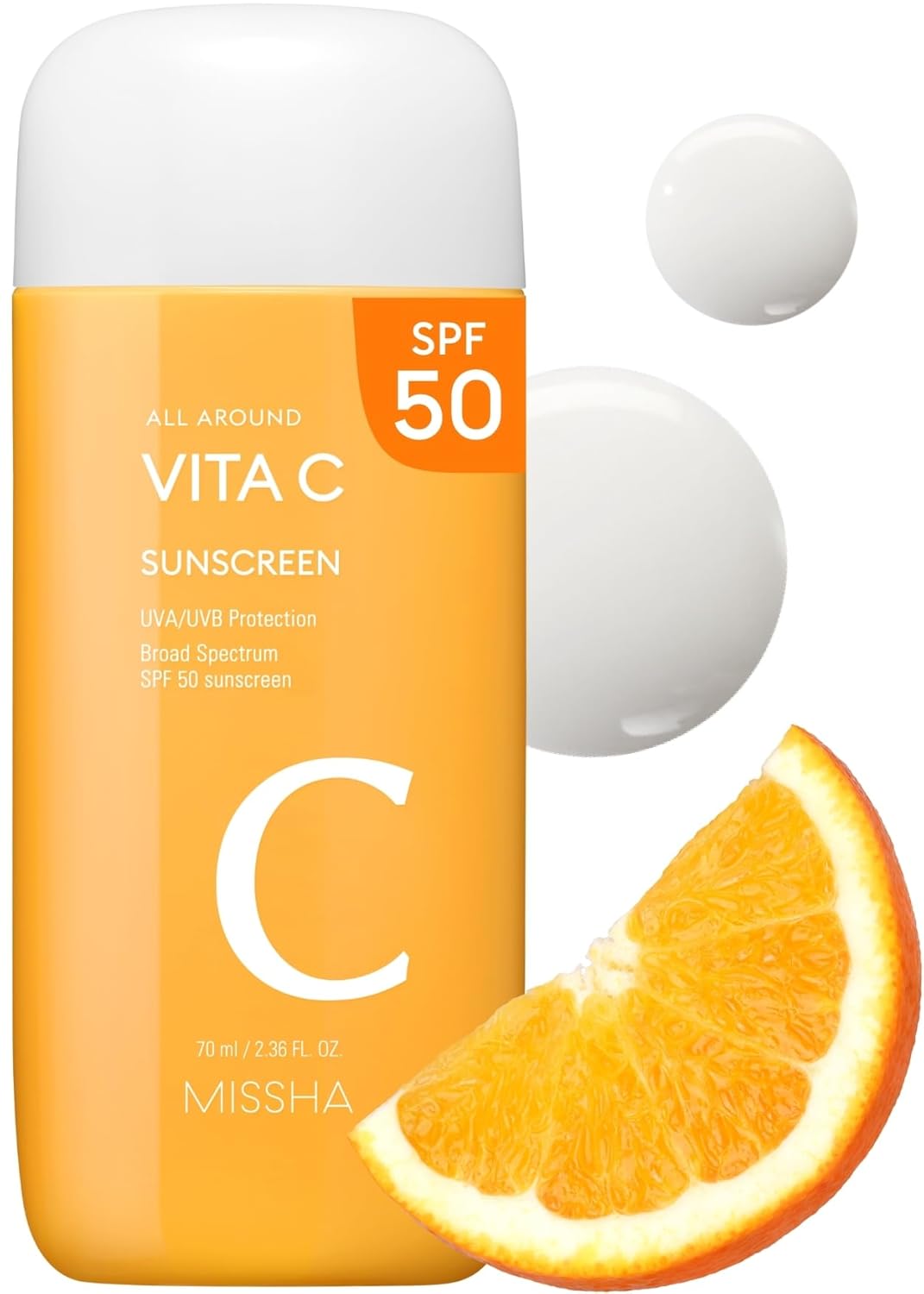 MISSHA All Around Vita C Sunscreen SPF 50