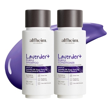 Lavender+ Purple Shampoo & Conditioner Set for Blonde, Silver & Color-Treated Hair
